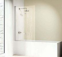 Шторка для ванной HUPPE Design elegance левая 100 см, серебро/матовое Anti-Plaque 8E2301.087.316
