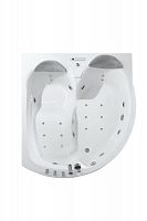Акриловая ванна с гидромассажем для двоих 175x160 Black&White Galaxy GB5005 белая GB5005