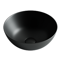 Раковина накладная (цвет Чёрный Матовый) Ceramica Nova Element 358*358*155мм CN6004