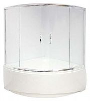 Шторка на ванну 150 см Aquanet Malta new 154814 прозрачное стекло 154814